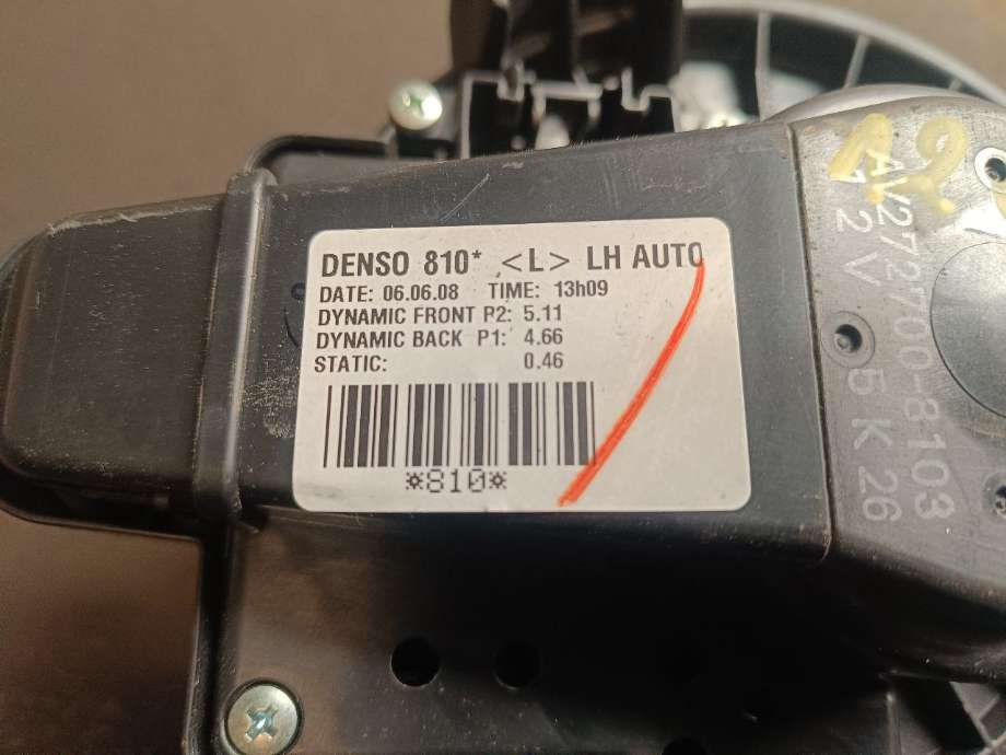 Varmeapparat motor til Toyota Auris 2007-2010 (Type I, Fase 1)  (AV272700-8103|AV272700-8103|)