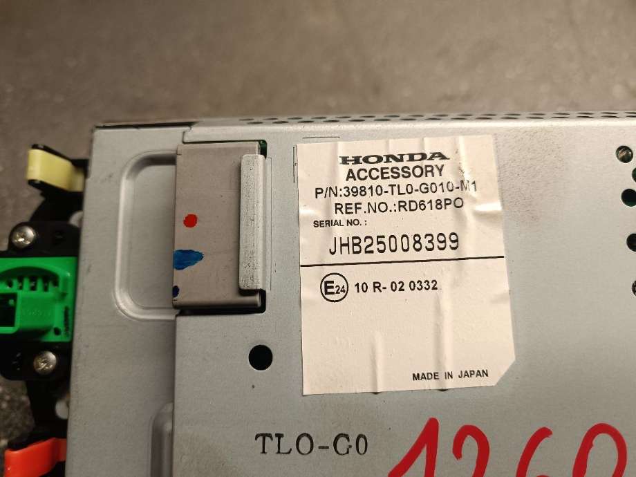 Bilstereo navigasjon skjerm til Honda Accord, 2008-2015 (Type VIII)  (39810-TL0G010-M1)
