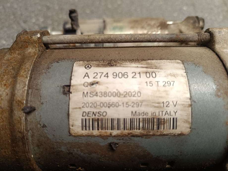 Starter til Mercedes C-Klasse 2014-2018 (Fase 1) (W205) (W205) (A2749062100|MS4380002020|)