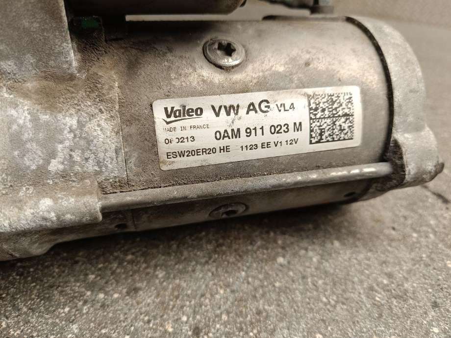 Starter diesel til Škoda Octavia 2013-2016 (Type III, Fase 1)  (VALEO|0AM911023M|)