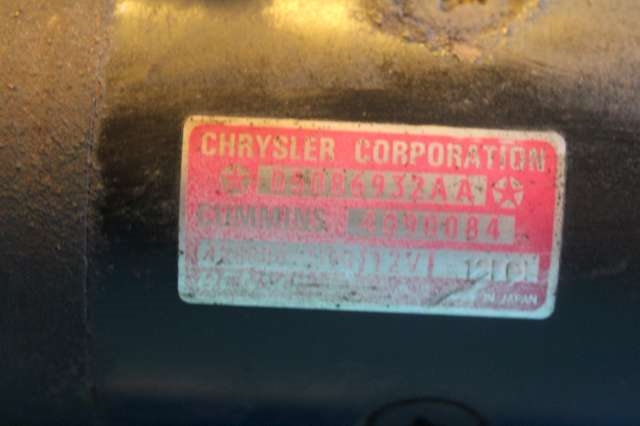 Starter diesel til Dodge Ram 2003-2008 (Type III)  