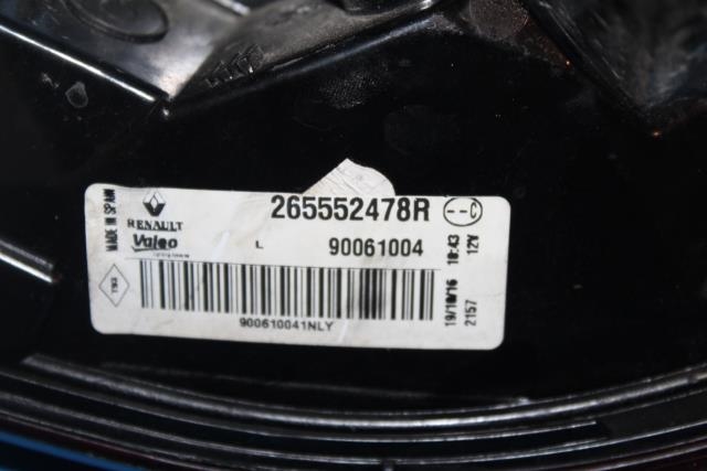 Baklykt venstre til Renault Kadjar 2015-->>