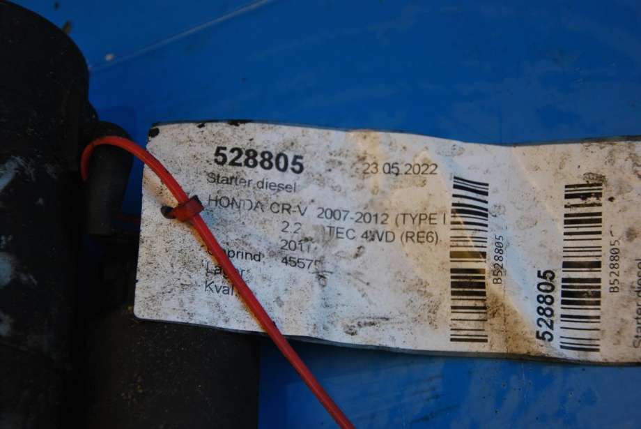 Starter diesel til Honda CR-V 2007-2012 (Type III)  