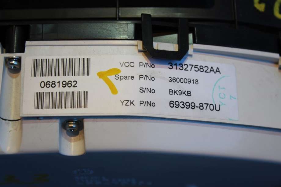 Instrumentpanel til Volvo V60 2010-2013 (Type I, Fase 1)  (31327582AA|0681962|)