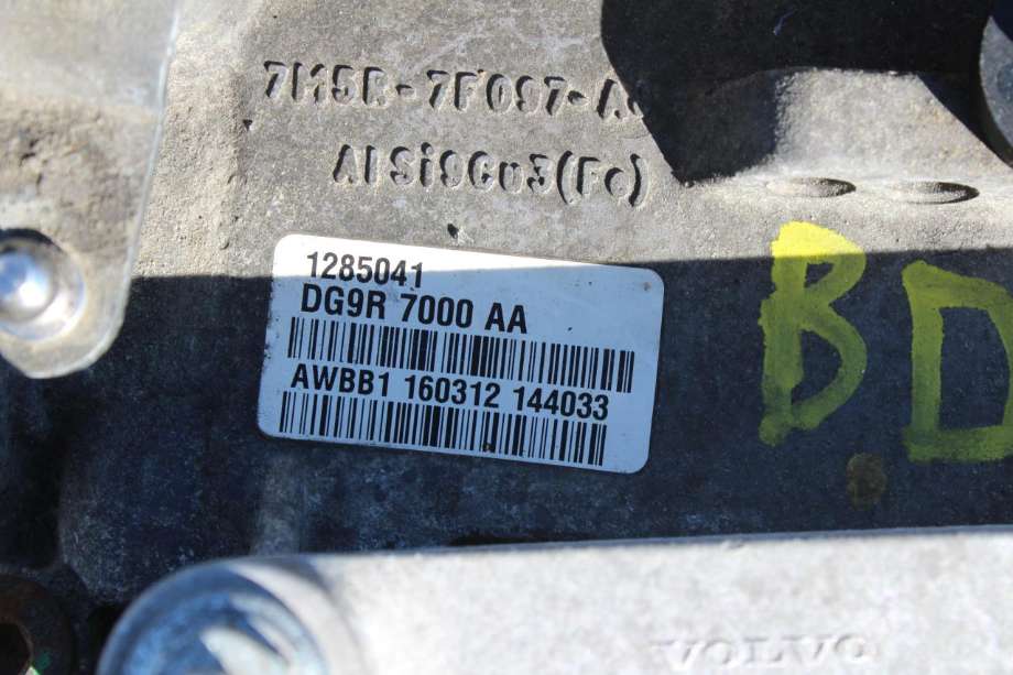 Girkasse automat til Volvo V60 2010-2013 (Type I, Fase 1) (DG9R 700 AA|AWBB1 160312 144033|1285041|)