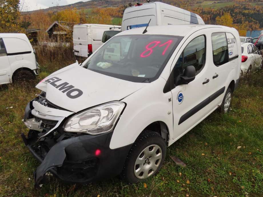 Peugeot Partner 2015-2019 (Type II, Fase 2) delebil , Motorkode: BH02, Girkassekode: 