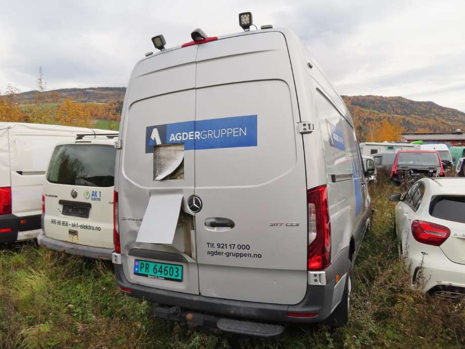 Mercedes Sprinter 2018-->> (907/910) delebil , Motorkode: 654, Girkassekode: 