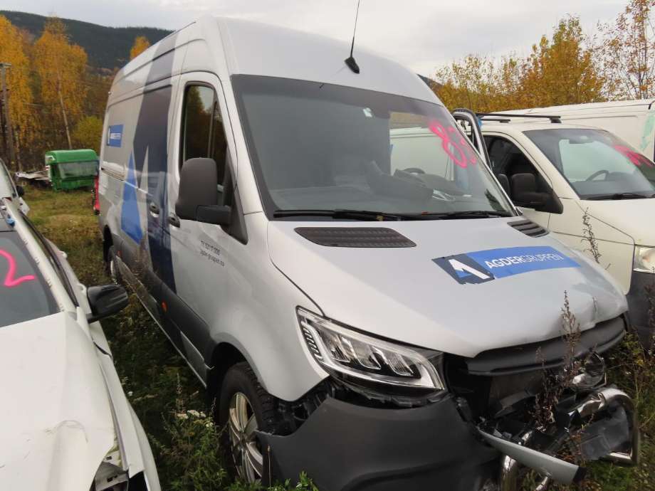 Mercedes Sprinter 2018-->> (907/910) delebil , Motorkode: 654, Girkassekode: 