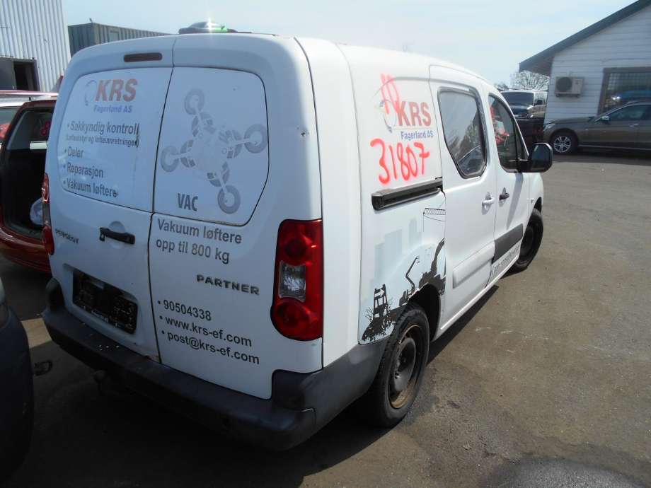 Peugeot Partner 2008-2015 (Type II, Fase 1) , Motorkode: 9HX, Girkassekode: 
