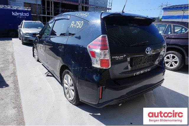 Toyota Prius +7 2012-2020 (Type III) (stasjonsvogn) (stasjonsvogn), Motorkode: 2ZR-FXE, Girkassekode: 