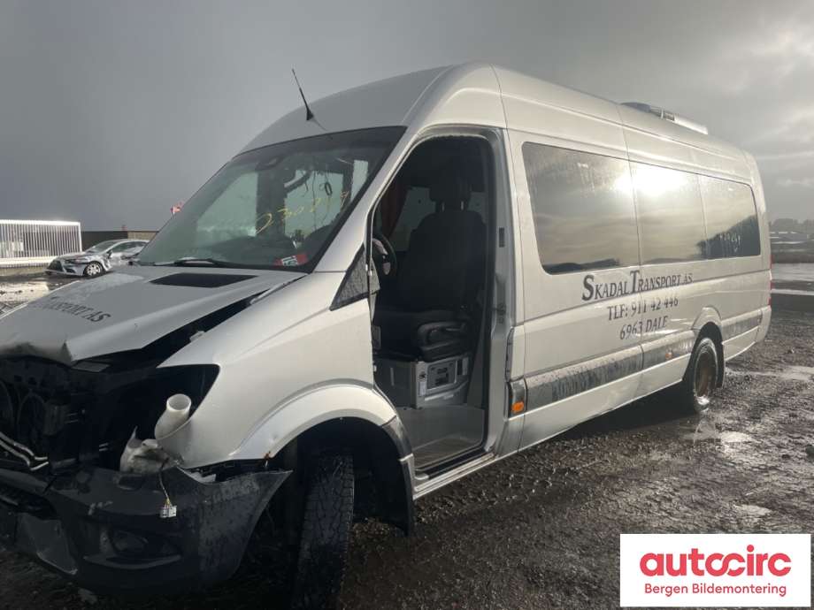 Mercedes Sprinter 2013-2018 (Fase 2) (906) (906), Motorkode: OM651.955, Girkassekode: 722908