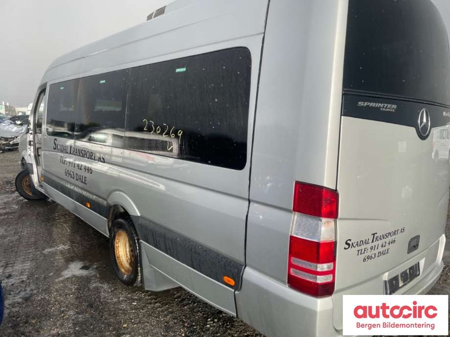 Mercedes Sprinter 2013-2018 (Fase 2) (906) (906), Motorkode: OM651.955, Girkassekode: 722908