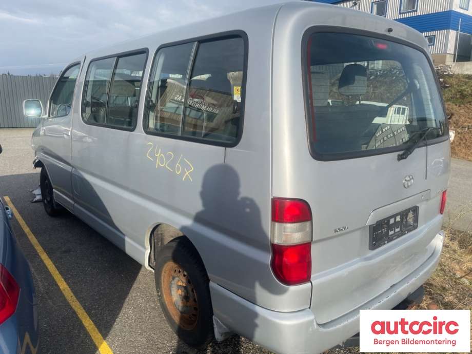 Toyota Hiace 2007-2012 (Fase 3) , Motorkode: 2KD-FTV, Girkassekode: 