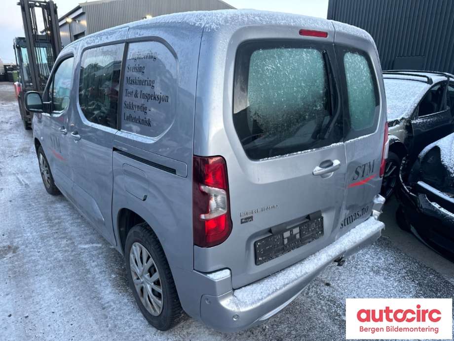 Citroën Berlingo 2019-->> (Type III) delebil , Motorkode: YHZ, Girkassekode: ATN8