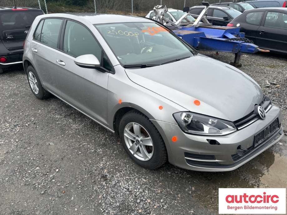 VW Golf VII 2012-2017 (Fase 1) , Motorkode: CJZA, Girkassekode: 