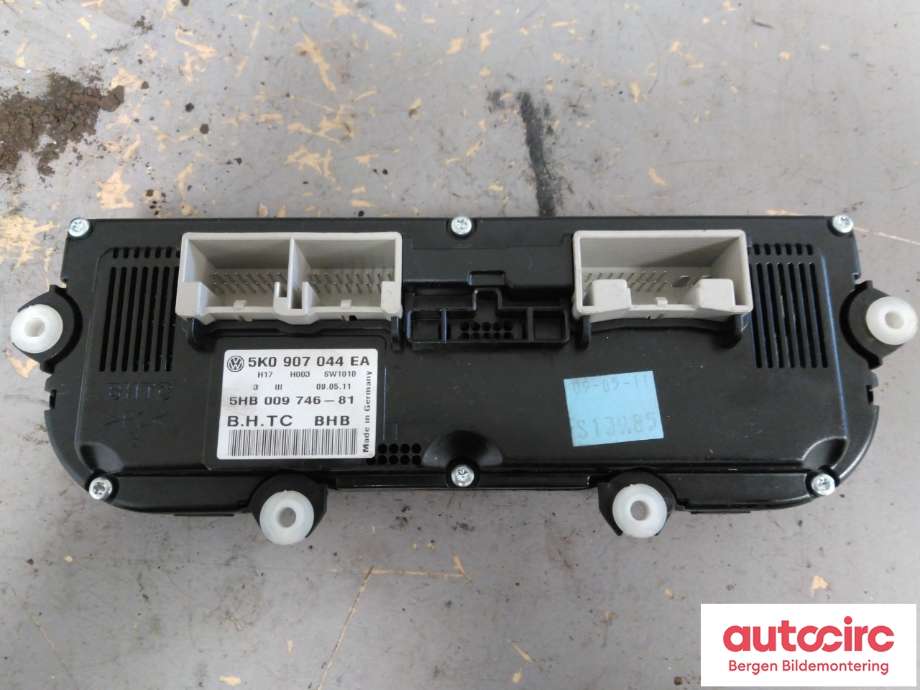Varmeapparat betjening til VW Golf VI 2008-2012  (VOLKSWAGEN|5K0 907 044 EA||5K0 907 044)