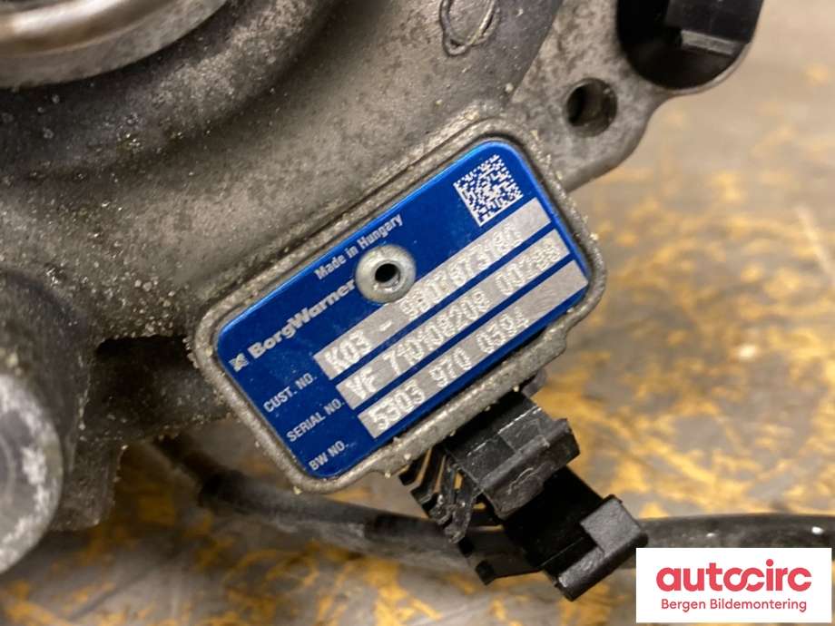 Turbo til Citroën Jumpy 2016-->> (Type III)  (CITROEN|98 078 731 80|)