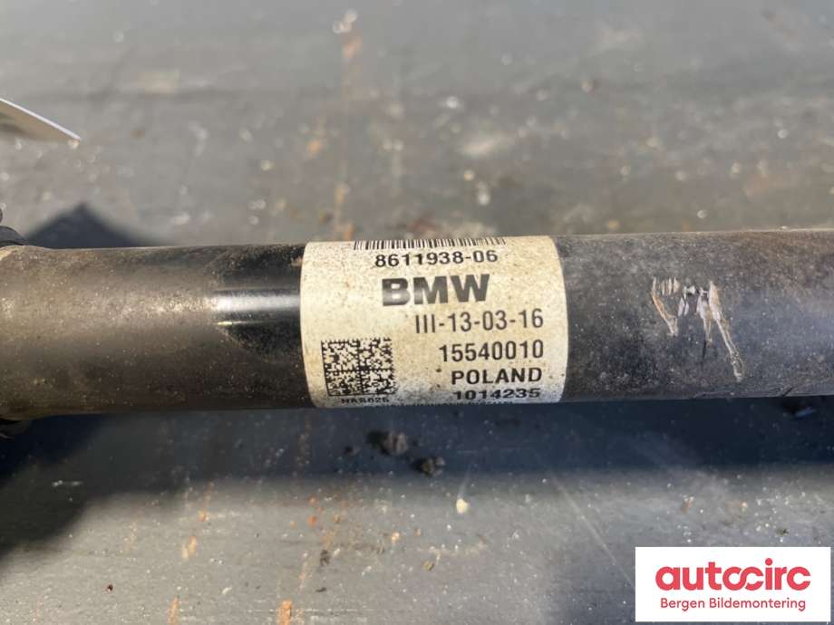 Drivaksel høyre foran til BMW X1 2015-2022 (F48) (F48) (BMW|31 60 5 A2E 052|)