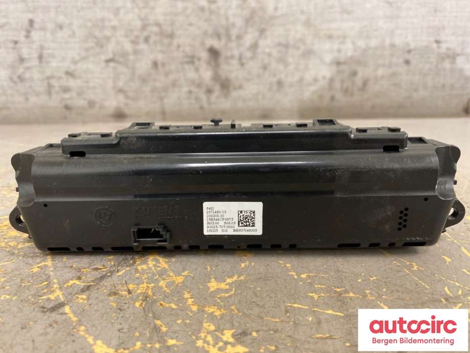 Varmeapparat betjening til BMW X1 2015-2022 (F48) (F48) (BMW|64 11 9 371 460|64 11 9 461 405|9371460)