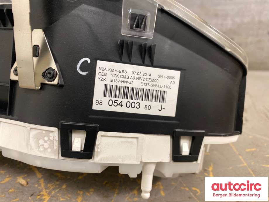 Instrumentpanel til Peugeot 208 2012-2019 (Type I)  (PEUGEOT|98 054 003 80||98 054 003 80 J)