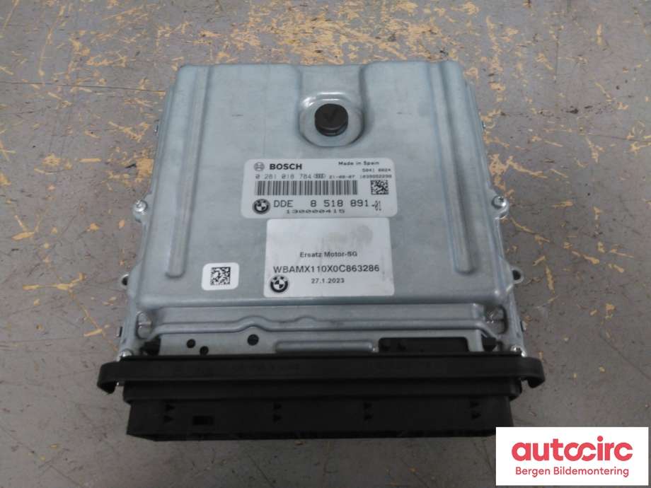 Styreenhet motor til BMW 5-Serie 2010-2017 (F10/F11) (F10/F11) (BMW|12 14 5 A48 DA9||0 281 018 784)