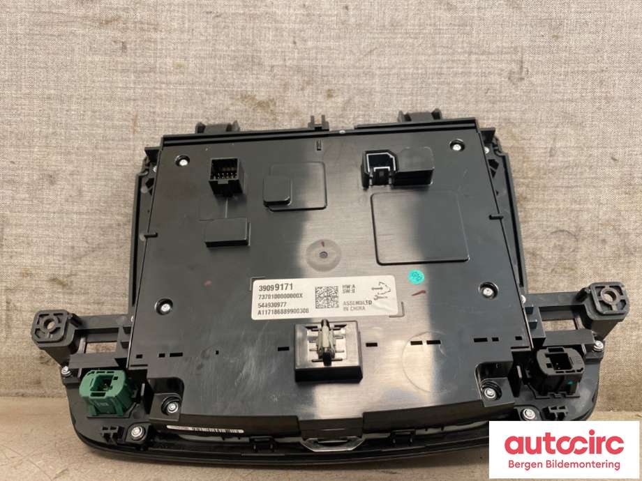 Instrument kjørecomputer til Opel Insignia B 2017-->>  (OPEL|39131950||39099171)