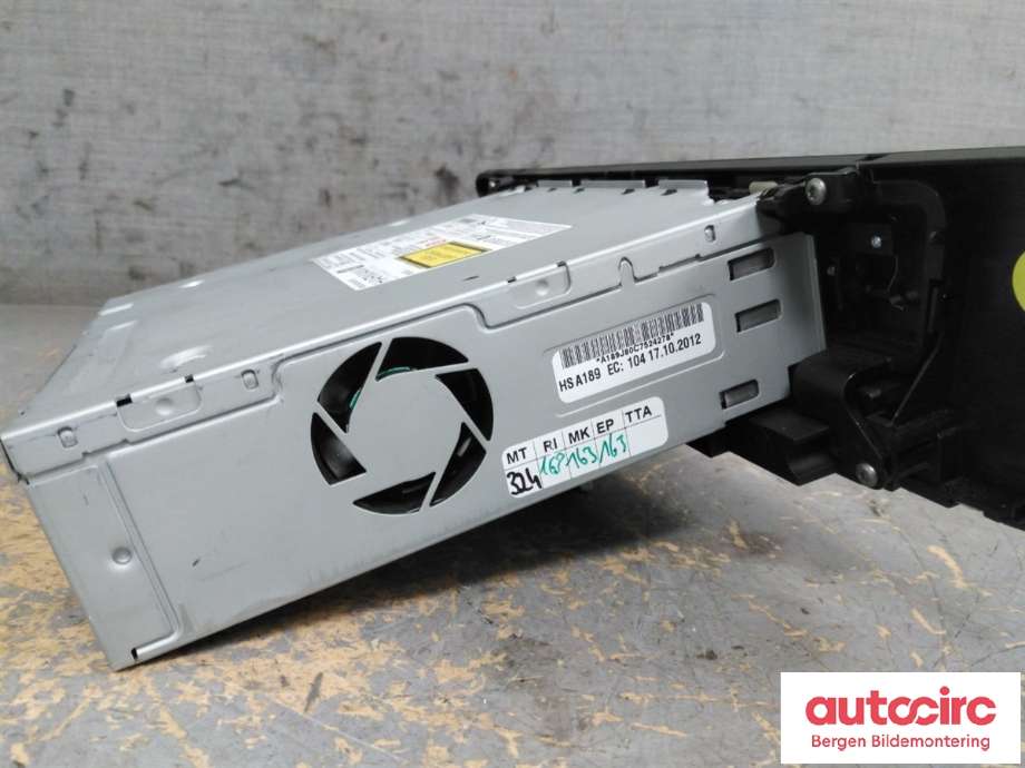 Bilstereo til Audi A6 2011-2014 (Type IV, Fase 1) (C7) (C7) (AUDI|4G0 035 666 F|)