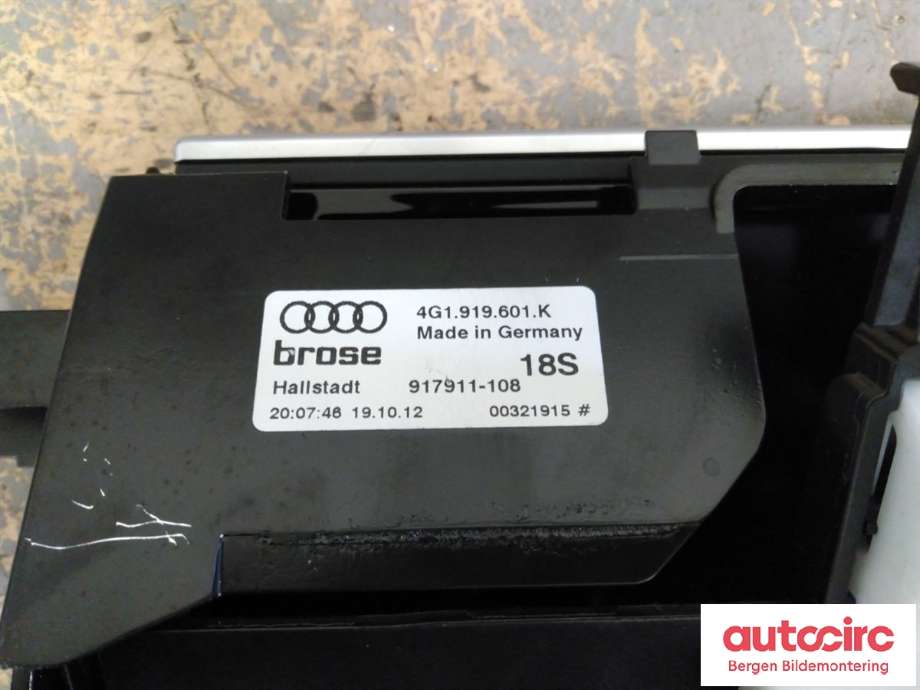 Instrument kjørecomputer til Audi A6 2011-2014 (Type IV, Fase 1) (C7) (C7) (AUDI|4G0 919 607 H||4G1919601K)