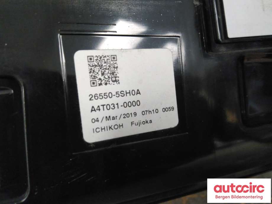 Baklykt høyre til Nissan Leaf 2018-->> (Type II)  (NISSAN|265505SH1A||26550-5SH0A)