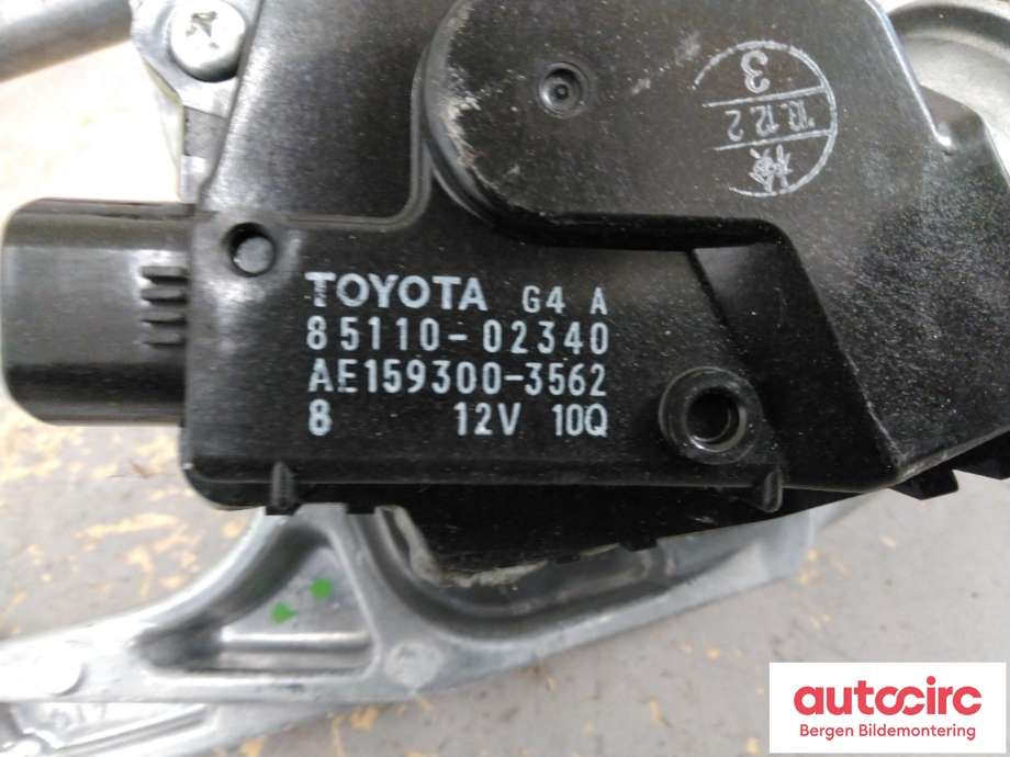 Viskeroverføring til Toyota Auris 2013-2015 (Type II, Fase 1) (TOYOTA||85110-02340)