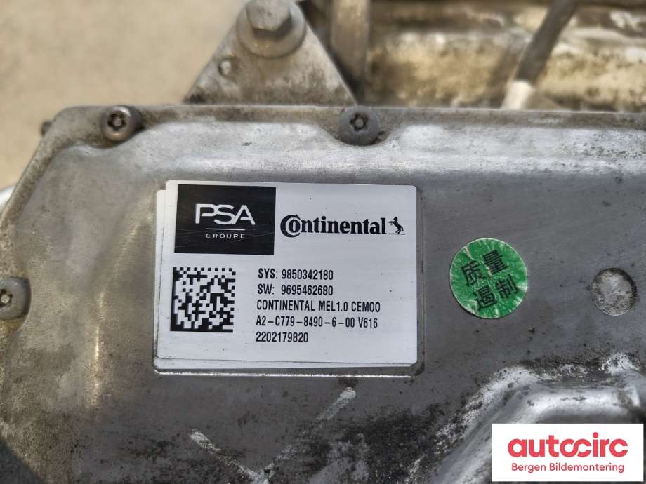 Motor elbil foran til Toyota Proace City 2020-->> (SU001B3886|B0FES|SU001-B3886)