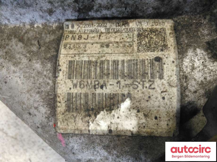 Girkasse manuell 6-trinn til Mitsubishi ASX 2010-2019  (MITSUBISHI|2500A296|)