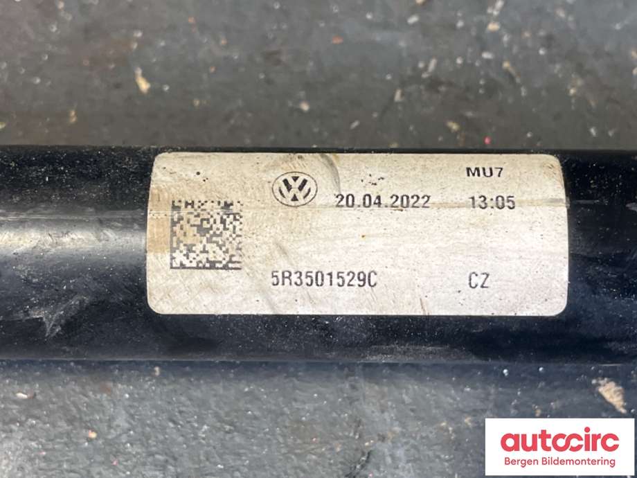 Bakstilling til VW Caddy 2015-2020 (Type III, Fase 3)  (VOLKSWAGEN|5R3 501 529 C|)