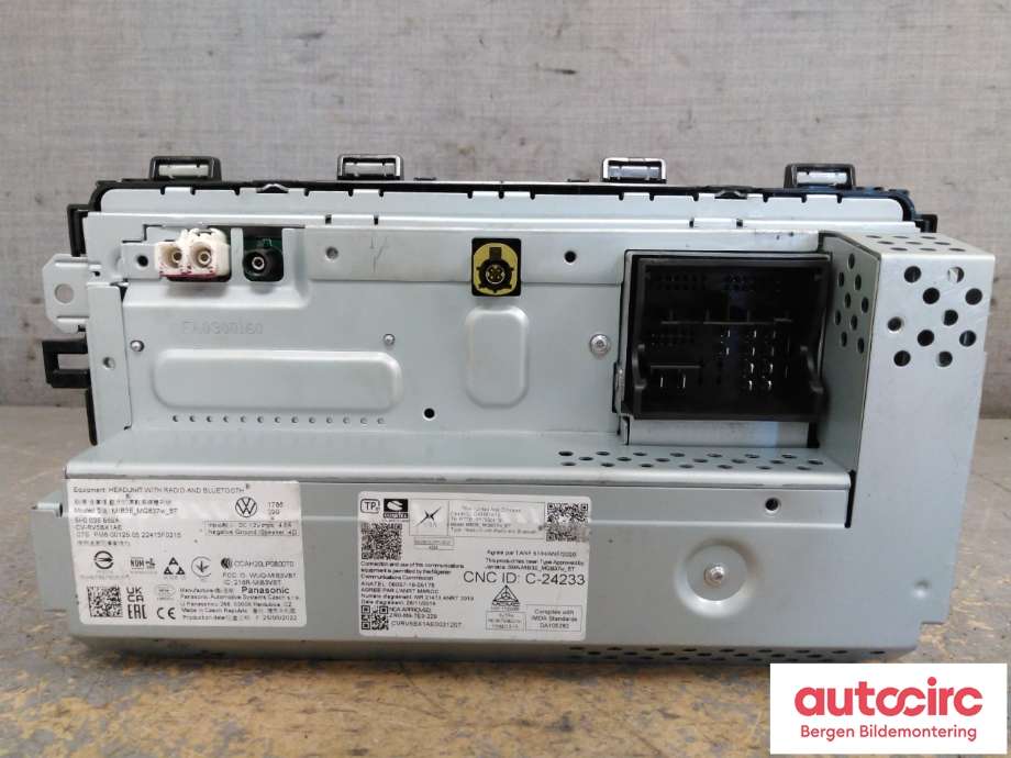Instrument kjørecomputer til VW Caddy 2015-2020 (Type III, Fase 3)  (VOLKSWAGEN|5H0 035 869 A||5H0 035 869A)