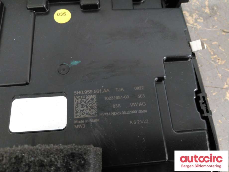 Bryter diverse til VW Caddy 2015-2020 (Type III, Fase 3)  (VOLKSWAGEN|5H0 959 561 AP||5H0959561AA)