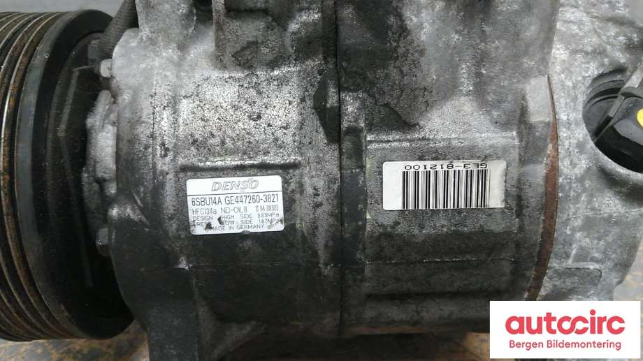 Aircondition kompressor til BMW 5-Serie 2010-2017 (F10/F11) (F10/F11) (BMW|64 52 9 223 694||GE447260-3821)