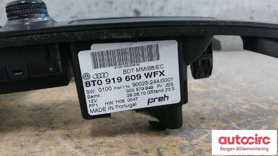 Bryter diverse til Audi A4 2007-2014 (Type IV) (B8) (B8) (AUDI|8T0 919 611|)