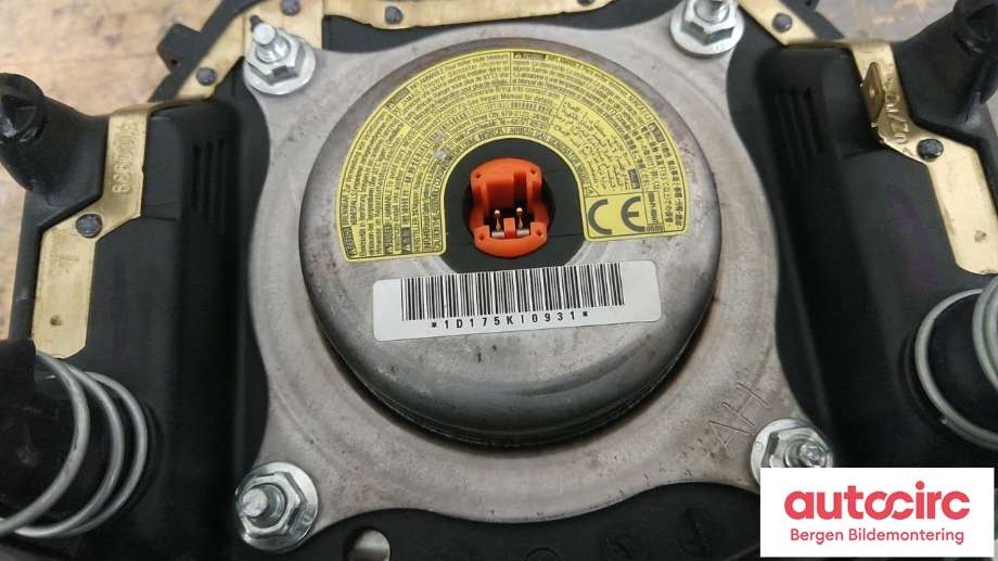 Airbag rattpute til Toyota Yaris 2012-2014 (Type III, Fase 1)  (TOYOTA|451300D630C1||45019-0D420)