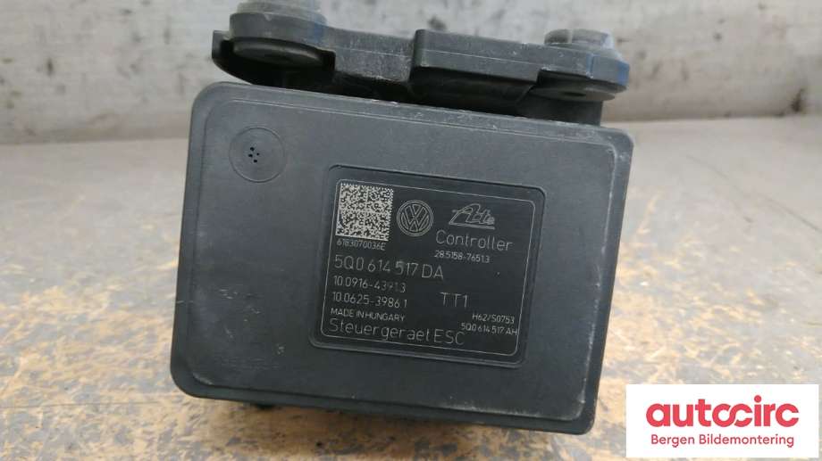 Styreenhet ABS til VW Touran 2015-2021 (Type II)  (VOLKSWAGEN|5Q0 614 517 DA|5Q0 614 517 FM)