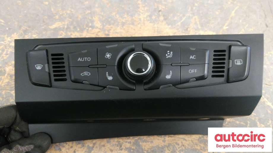 Varmeapparat betjening til Audi A4 2007-2014 (Type IV) (B8) (B8) (AUDI|8T1 820 043 AH|)