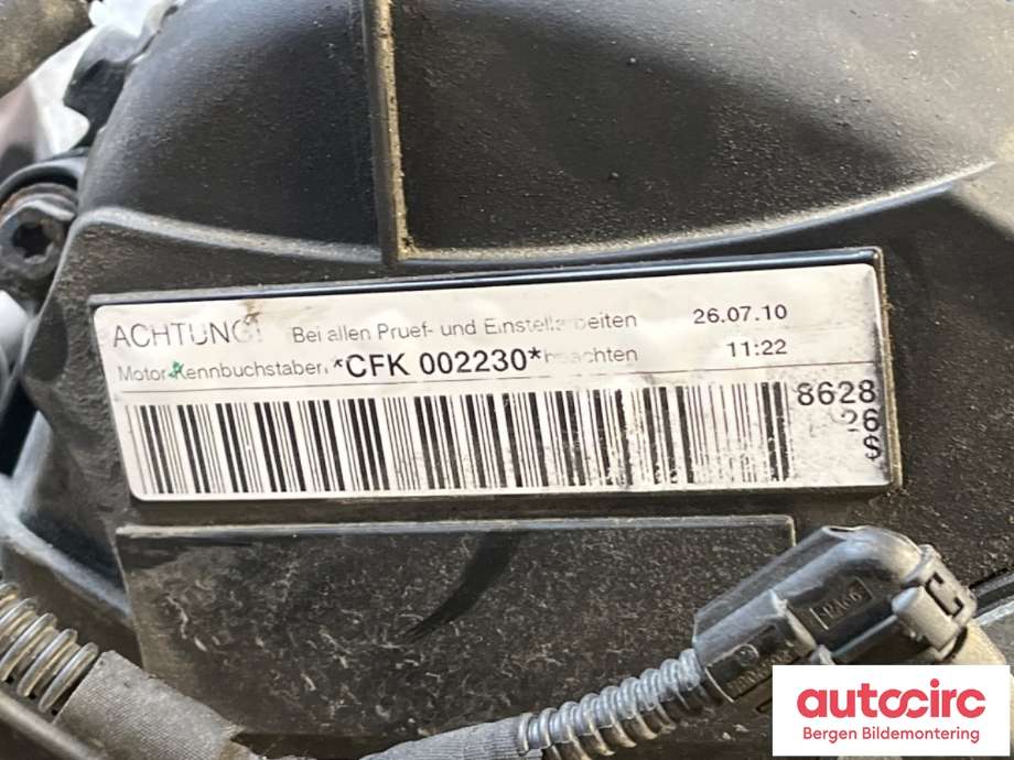 Motor bensin til Audi A4 2007-2014 (Type IV) (B8) (B8) (AUDI|06H 100 032 N|)