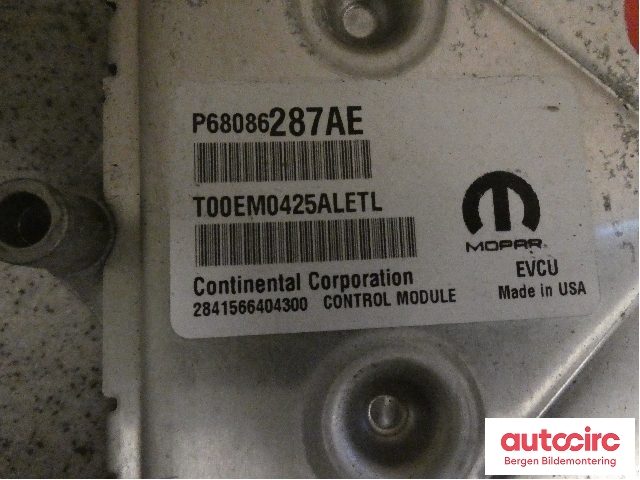 Styreenhet diverse til Fiat 500 2008-2020  (FIAT|P68086287AE|)