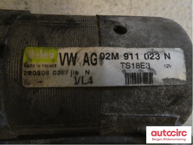 Starter diesel til Audi A3 2003-2008 (Type II, Fase 1)  (AUDI|02M 911 023 N||02M911023N)