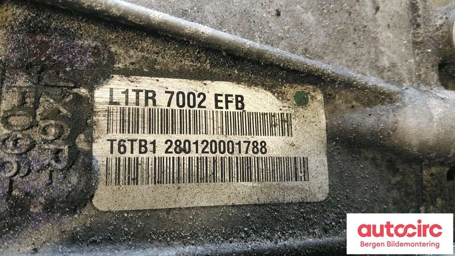 Girkasse manuell 6-trinn til Ford Puma 2019-->> (FORD|2690313||AML1TR-7002-EFB)