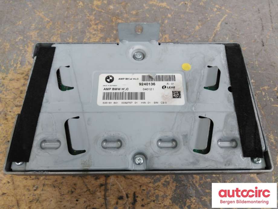 Bilstereo forsterker til BMW X5, 2007-2013 (E70) (E70) (BMW|65 12 2 622 681)