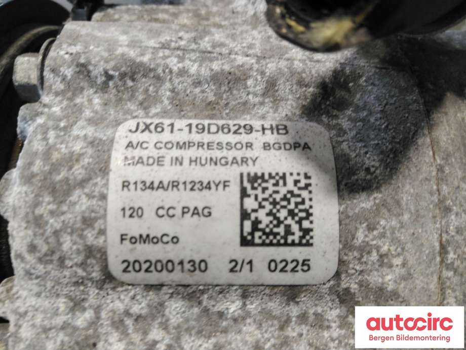 Aircondition kompressor til Ford Puma 2019-->>  (FORD|2634805||JX61-19D629-HC)