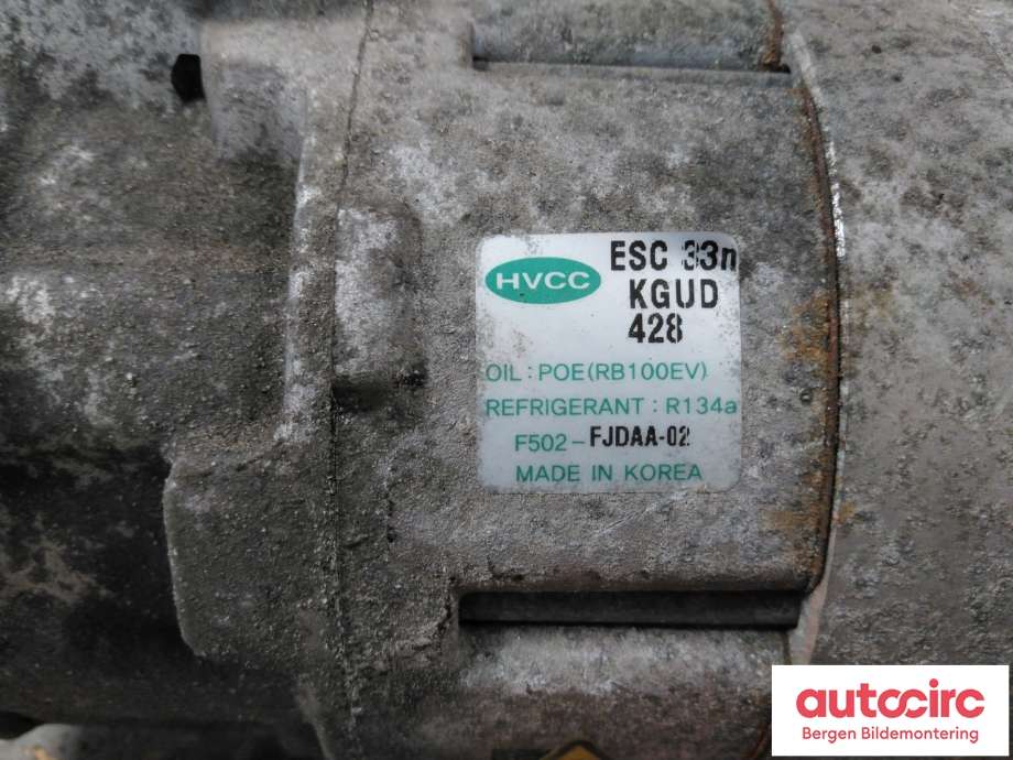 Aircondition kompressor til Kia Soul 2014-2019 (Type II)  (KIA|97701E 4000|)