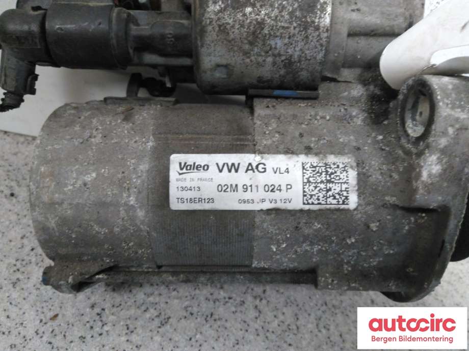 Starter diesel til VW Touran 2010-2015 (Type I, Fase 3)  (VOLKSWAGEN|02M 911 024  X|)