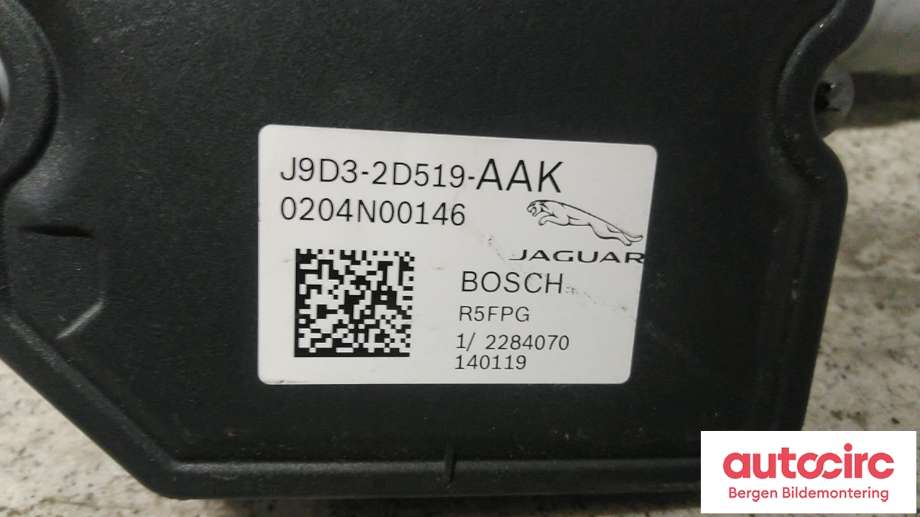 Bremsekraft-forsterker til Jaguar I-PACE 2018-->>  (JAGUAR|T4K11286||J9D32D519AAM)