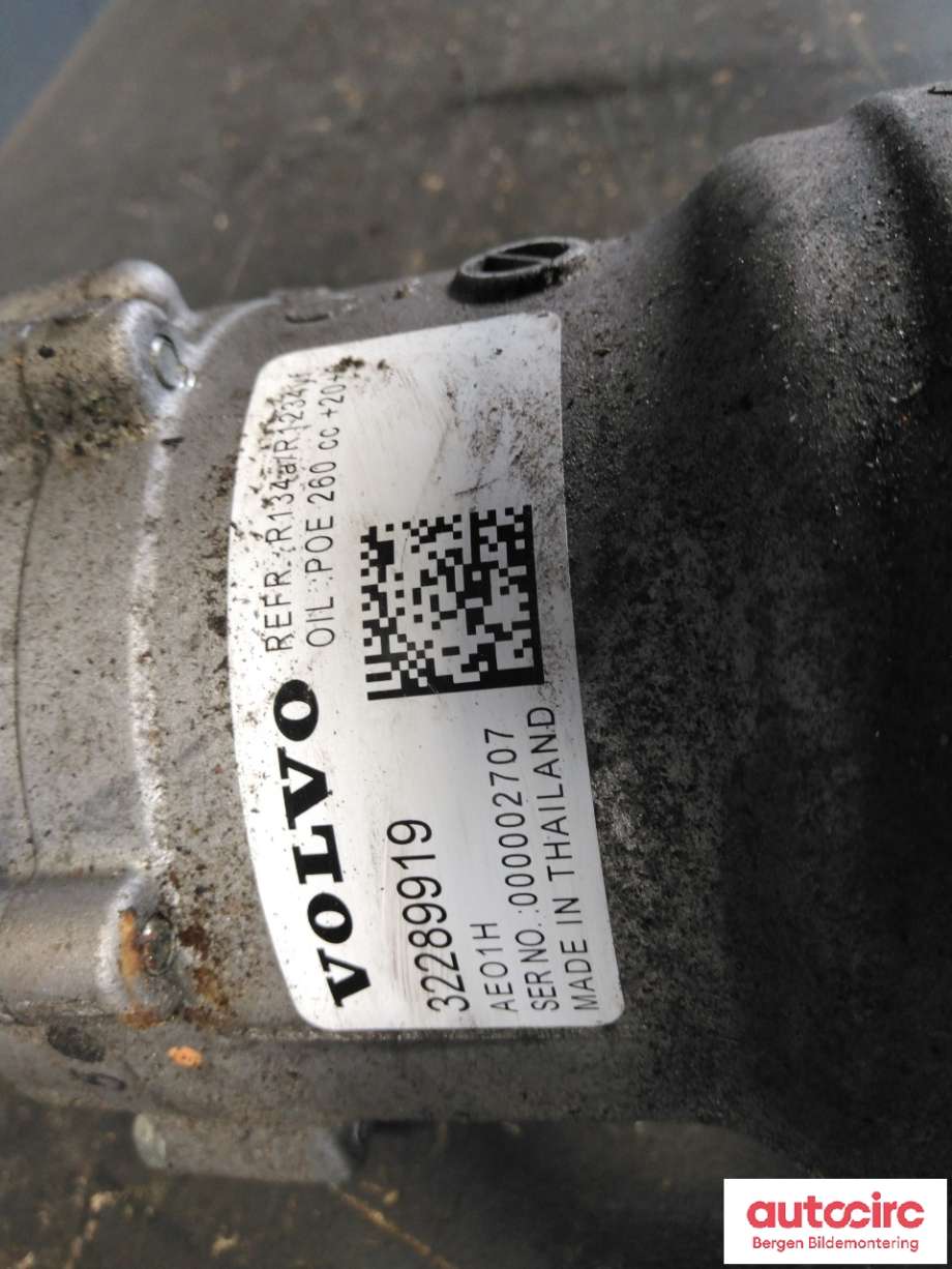 Aircondition kompressor til Volvo XC40 2018-2024 (VOLVO|36010526|)